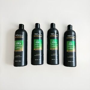 TRESemme Bouncy Curls Shampoo, Heat protection Coconut Infusion 16.5oz Pack of 4